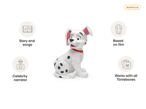 Disney 101 Dalmatians Tonie audio figurine, inspiring audio journeys and imaginative play