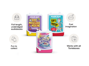 Adam Kay 3x Book Tonies work with all Tonieboxes and are full length unabridged audiobooks for kids