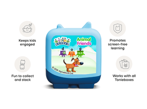 Alphablocks Clever Tonies Set - 4 Pack audio figurine, inspiring audio journeys and imaginative play