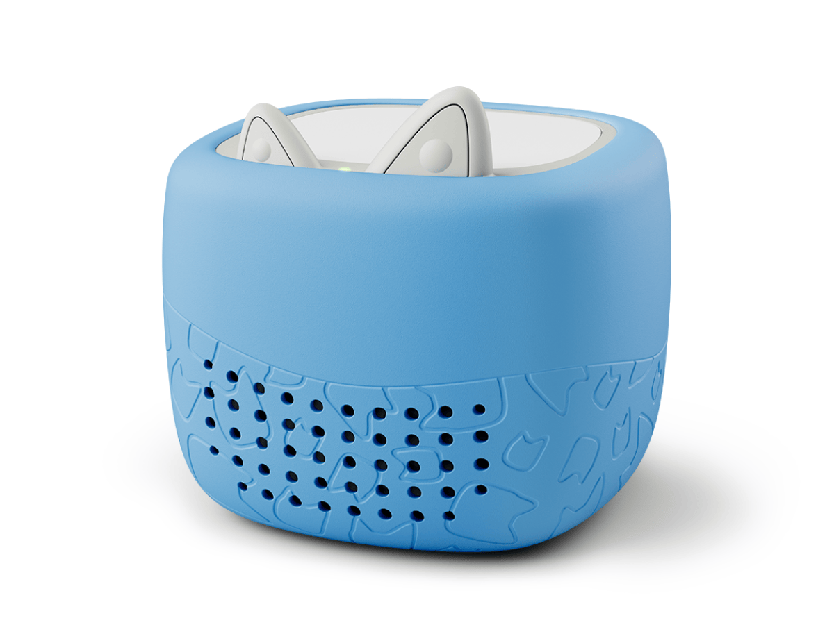 Toniebox Lite Cover Arctic Blue on a toniebox lite