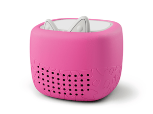 Toniebox Lite Cover berry pink on a toniebox lite