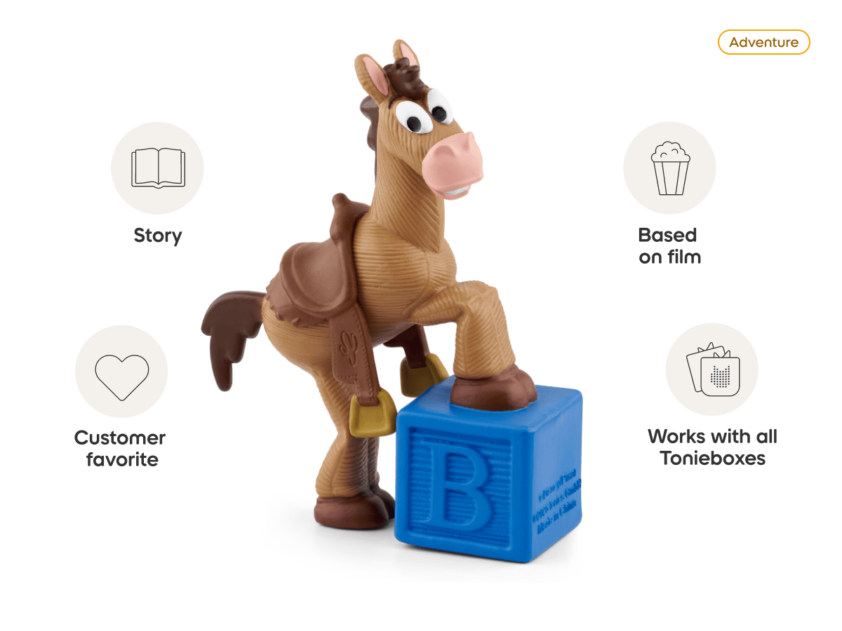 Disney and Pixar Toy Story 5- Bullseye Tonie audio figurine from the adventure category, inspiring audio journeys and imaginative play
