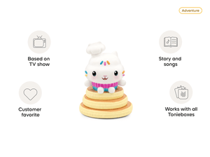 Gabby's Dollhouse- Cakey Cataudio figurine, inspiring audio journeys and imaginative play
