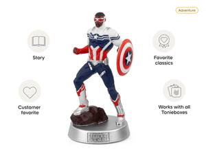 MARVEL Captain America Tonie audio figurine from the adventure category, inspiring audio journeys and imaginative play