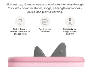 Toniebox 2 Starter Set with Creative Tonie - Cloud Pink