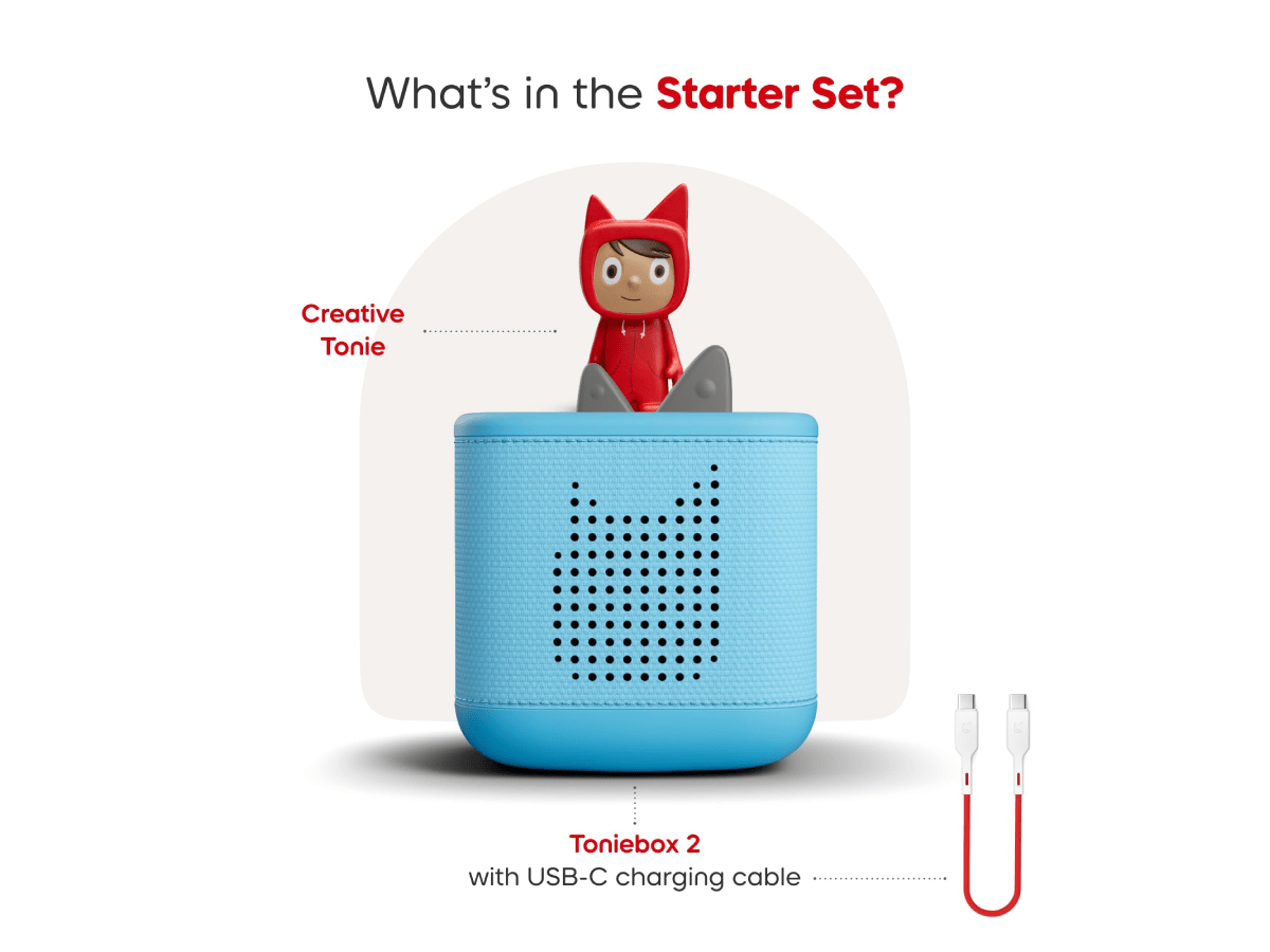Toniebox 2 Sky Blue Starter Set with Rubie Creative-Tonie | tonies®