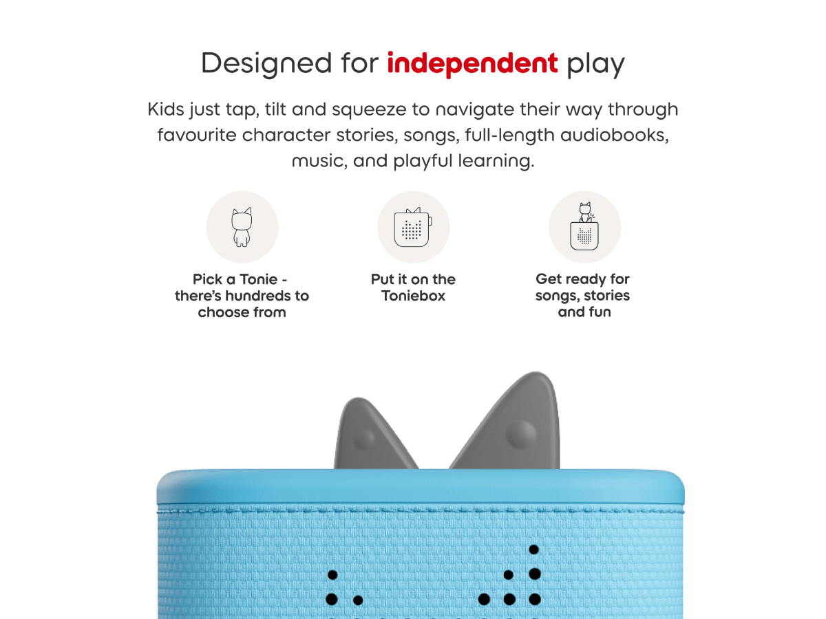 Toniebox 2 Starter Set with Creative Tonie - Sky Blue