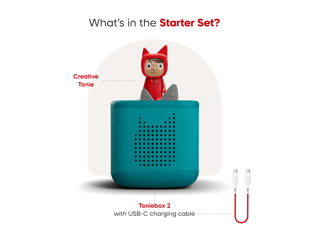 Toniebox 2 Starter Set with Creative Tonie - Tropical Teal