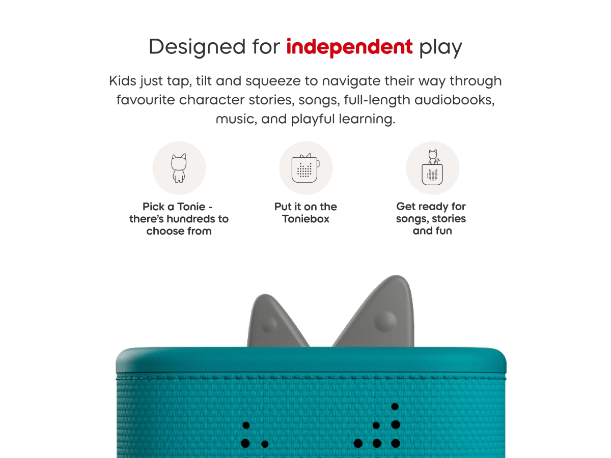 Toniebox 2 Starter Set with Creative Tonie - Tropical Teal