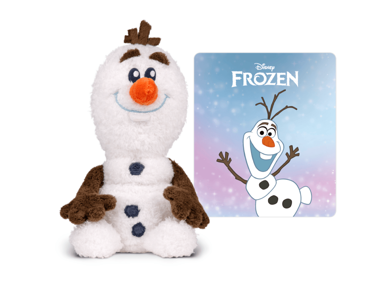 olaf cuddle Tonie audio figurine with content illustration