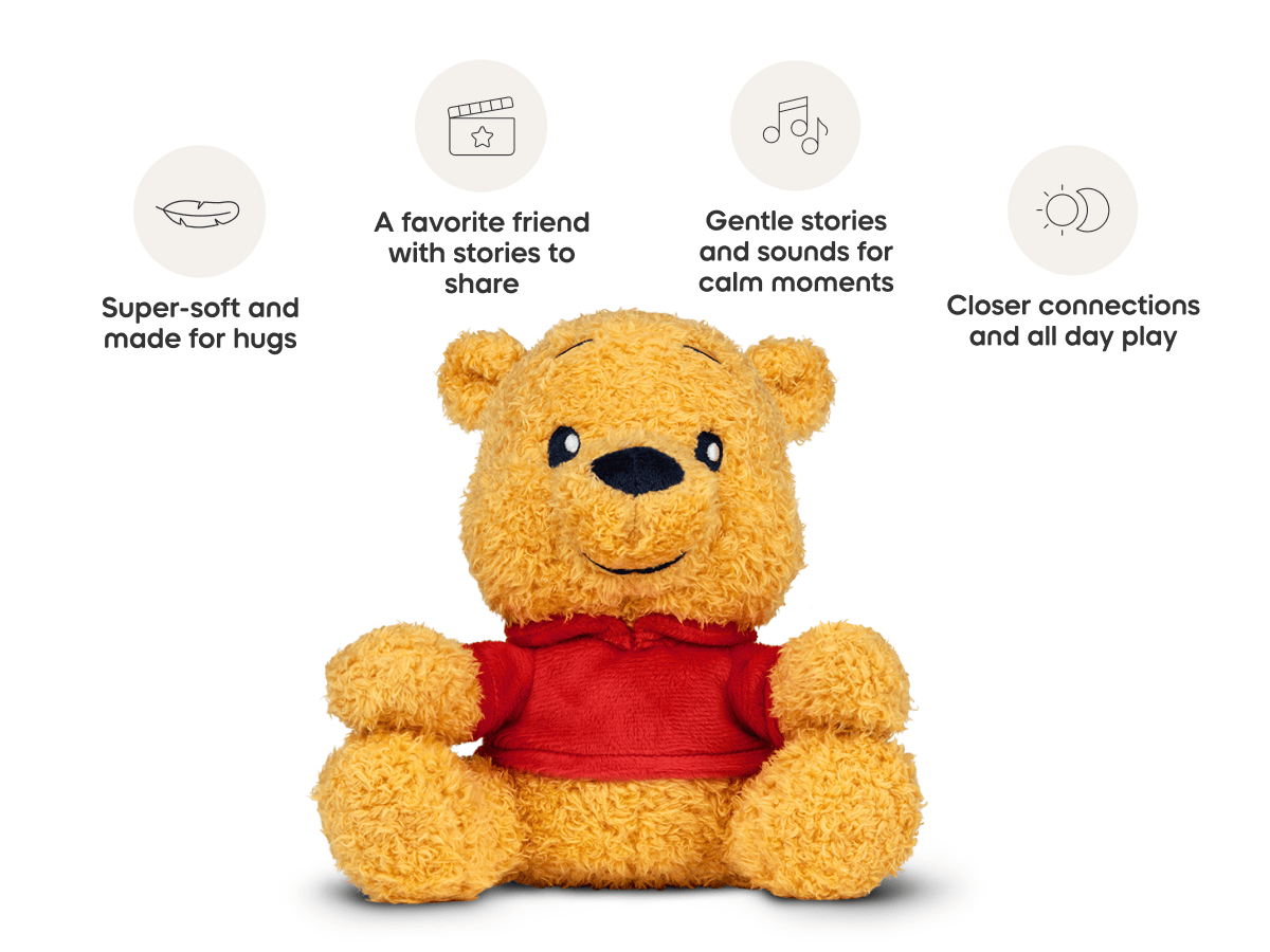 Cuddle Tonie- Disney Winnie the Pooh audio figurine from the adventure category, inspiring audio journeys and imaginative play