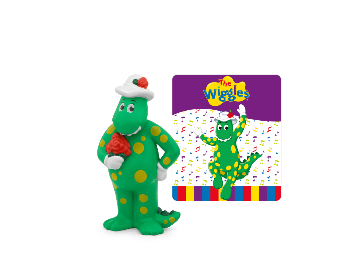 The wiggles dorothy the dinosaur Tonie audio figurine from the sing & dance category, inspiring audio journeys and imaginative play