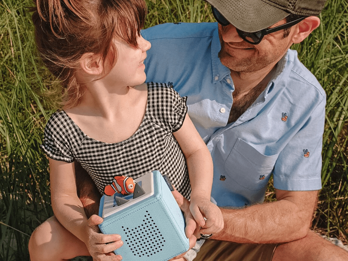 Child Playing With Disney & Pixar Finding Nemo Tonie