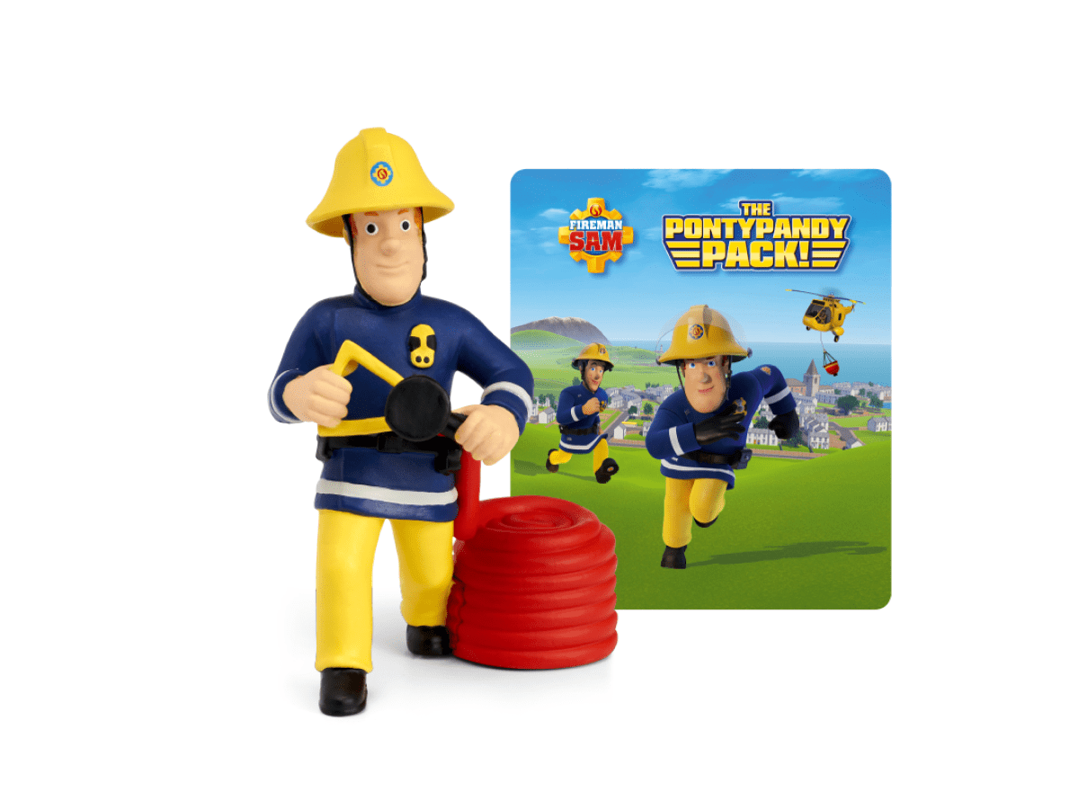The Pontypandy Pack: Fireman Sam Tonie with a branded content card