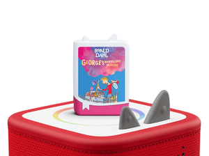 Roald Dahl Georges Marvellous Medicine Book Tonie on a Red Toniebox 2 ready to play audio stories and songs curated for older listeners