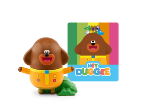 Hey Duggee Tonie audio figurine with content illustration