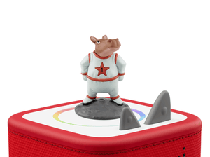 David Walliams-Hilarious Animal Adventures Tonie on a red Toniebox 2 ready to play audio stories and songs