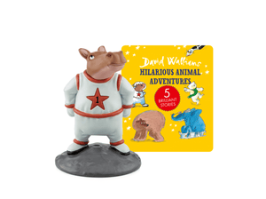David Walliams-Hilarious Animal Adventures Tonie audio figurine with content illustration