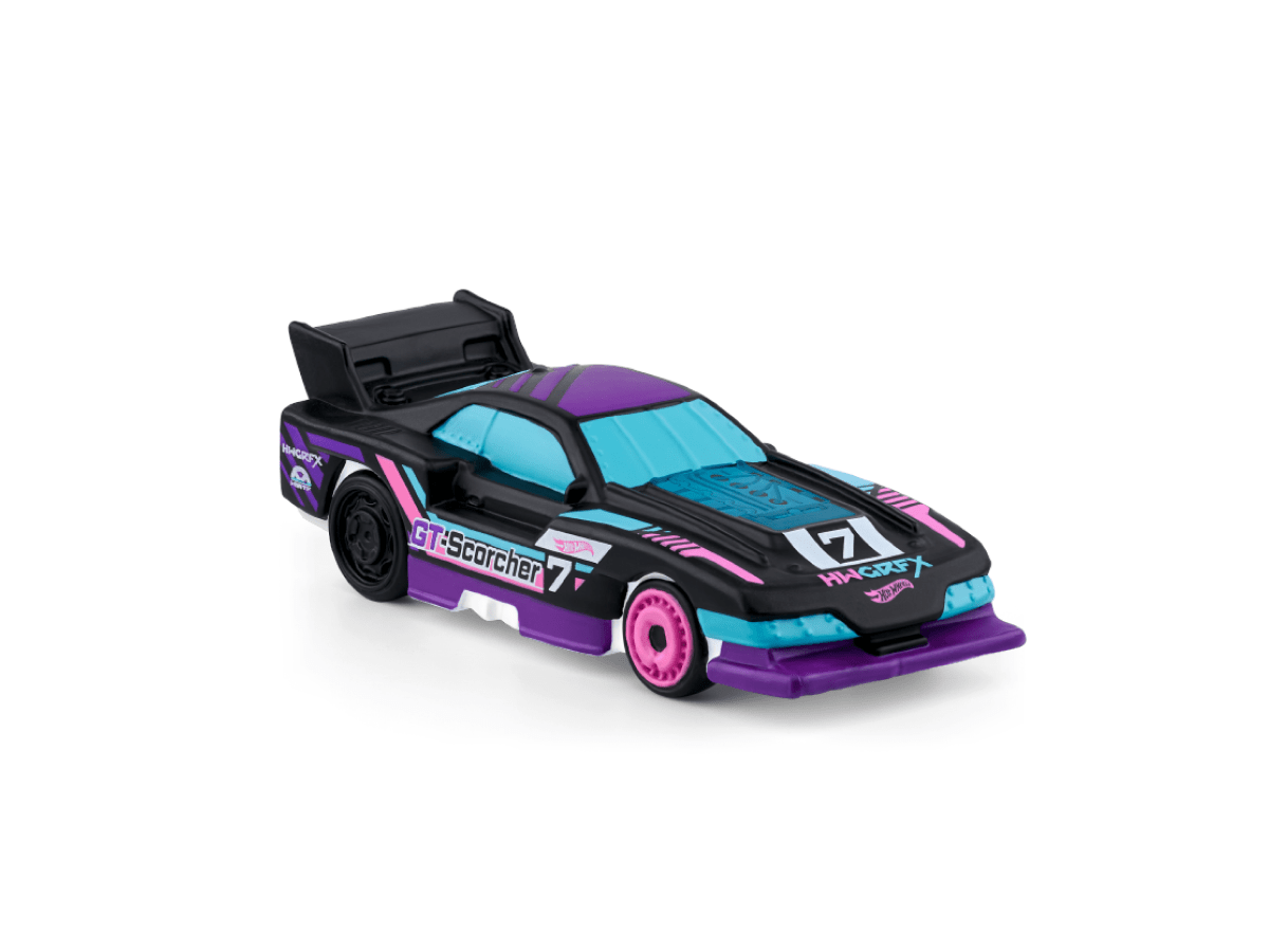 Hot wheels tonie audio figurine for the Toniebox, which plays audio content