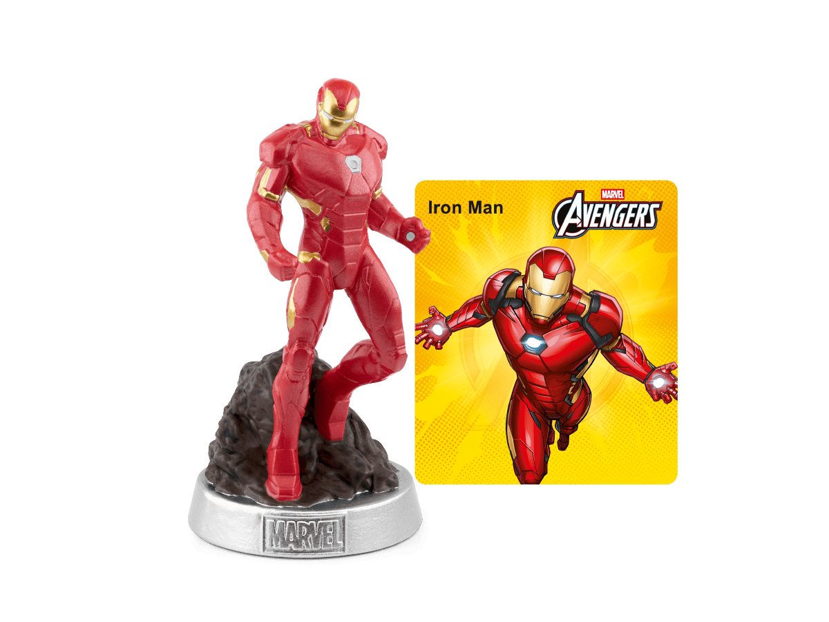 Marvel Iron Man Tonie audio figurine with content illustration