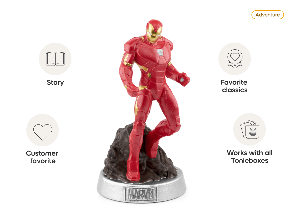 MARVEL Iron Man Tonie audio figurine from the adventure category, inspiring audio journeys and imaginative play