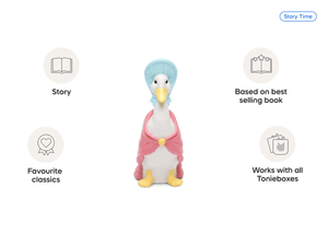Jemima Puddleduck Tonie audio figurine from the story time category, inspiring audio journeys and imaginative play