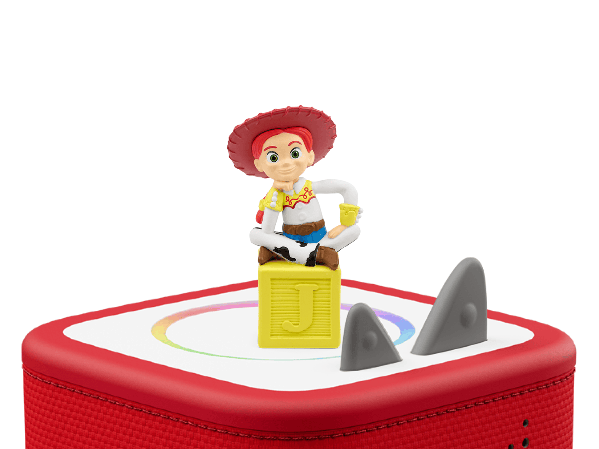 Disney & Pixar Toy Story 3 & 4: Jessie Tonie on a red Toniebox 2 ready to play audio stories and songs