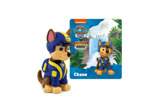 PAW Patrol Jungle Pups: Chase Tonie with a branded content card