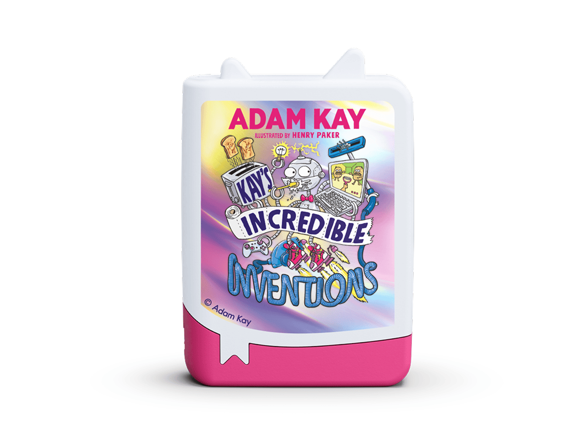 Adam Kay - Kay’s Incredible Inventions for the Toniebox, which plays audio content