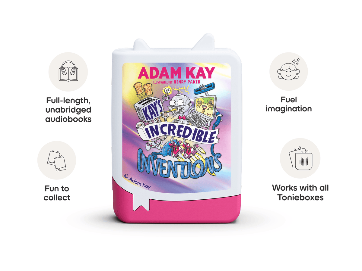 Adam Kay: Kay's Incredible Inventions Book Tonie audio figurine inspiring audio journeys and imaginative play