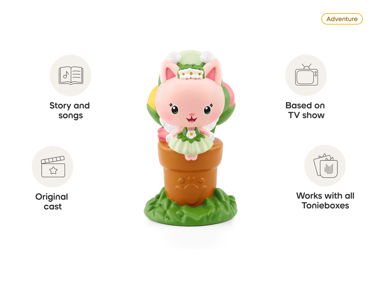 Gabby's Dollhouse - Kitty Fairy audio figurine, inspiring audio journeys and imaginative play
