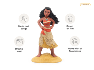 Moana spanish tonie audio figurine, inspiring audio journeys and imaginative play