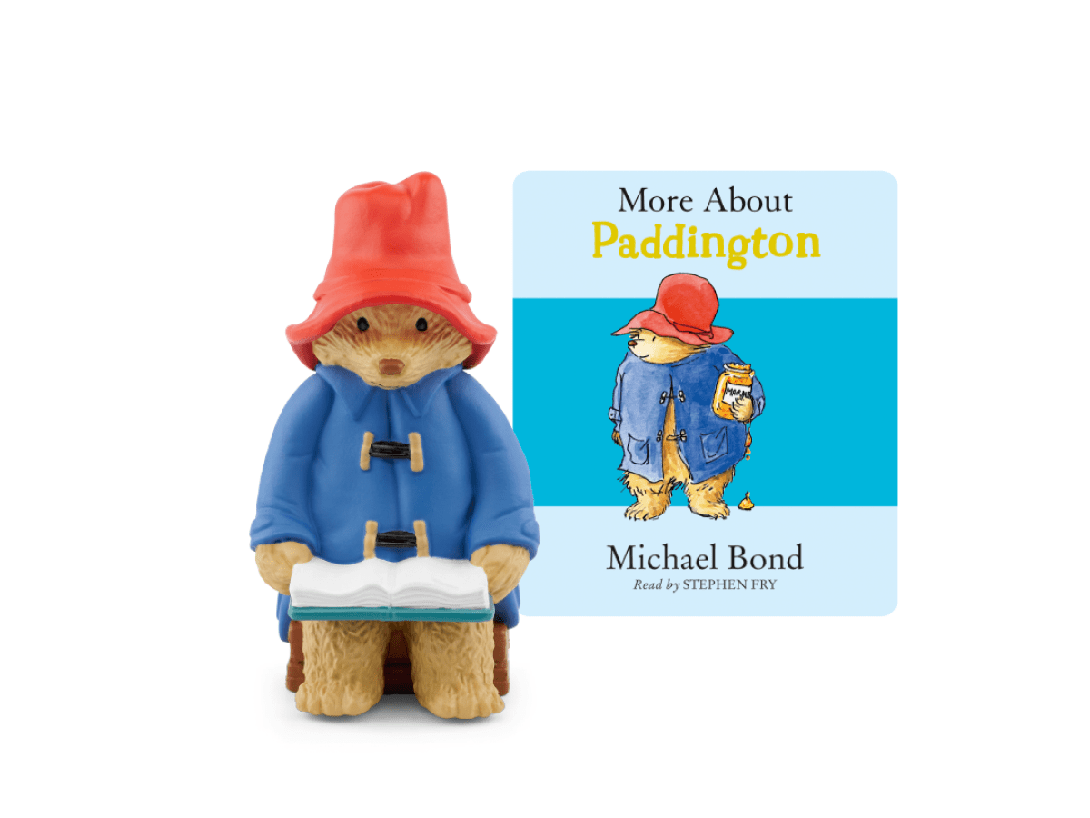 More About Paddington audio figurine with content illustration