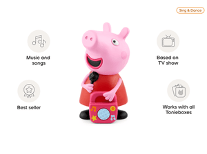 Peppa Pig My First Album Tonie audio figurine, inspiring audio journeys and imaginative play