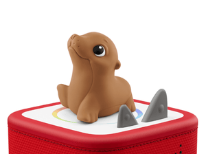 My First Tonies - Ocean Set Seal on a red Toniebox 2 rated for ages 1+