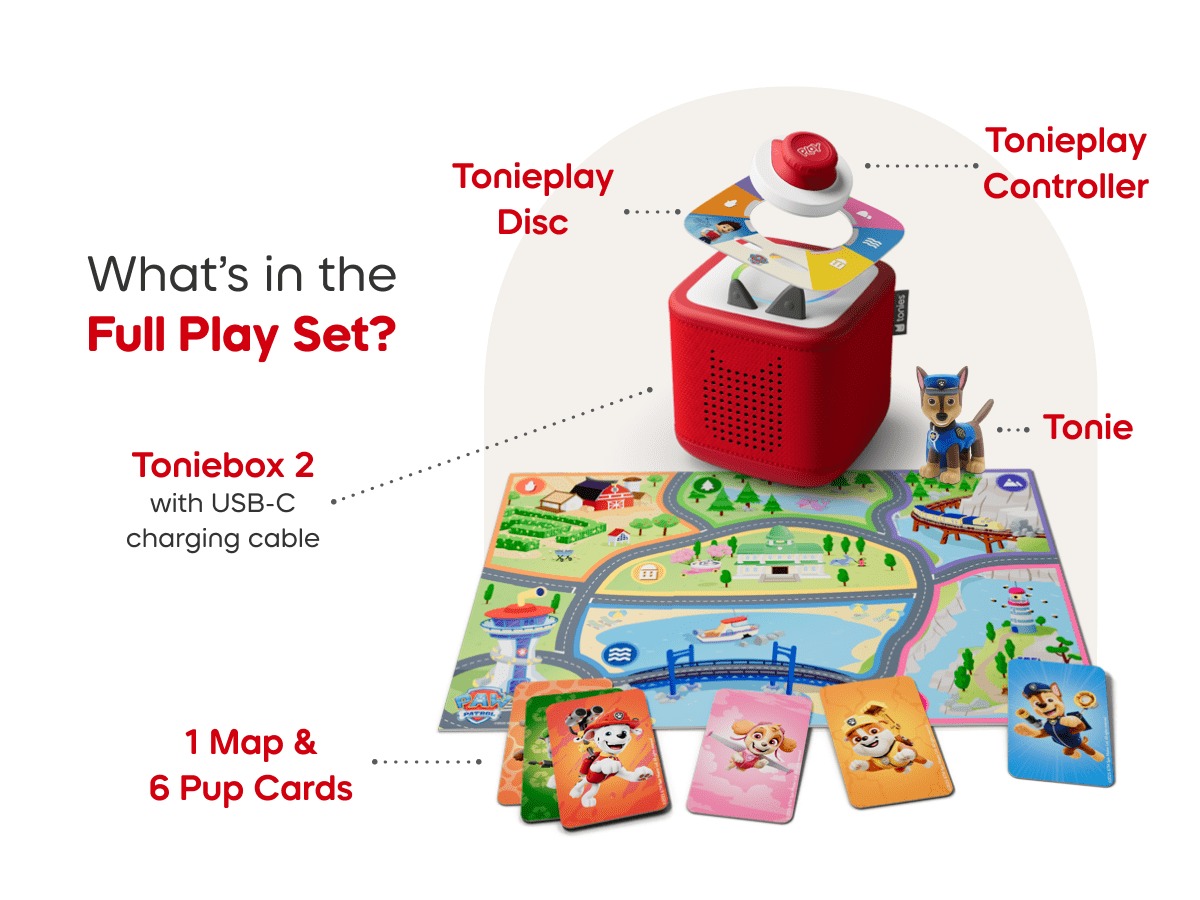 tonies Toniebox 2 PAW Patrolセット Age 3-4 PAW Patrol Toniebox 2 Set | tonies® US