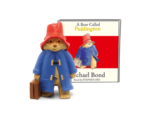 Paddington Bear Tonie audio figurine with content illustration