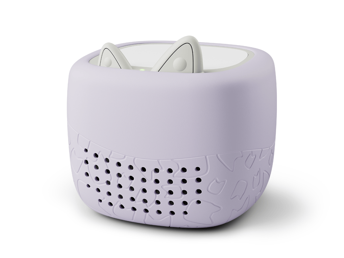 Toniebox Lite Cover pastel lilac on a toniebox lite
