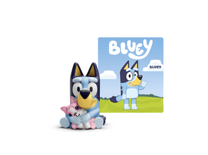 Bluey Tonie audio figurine with content illustration