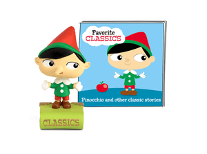 Favorite Classics: Pinocchio & Other Classic Stories Tonie with a branded content card