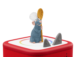 Disney & Pixar Ratatouille Tonie on a Red Toniebox