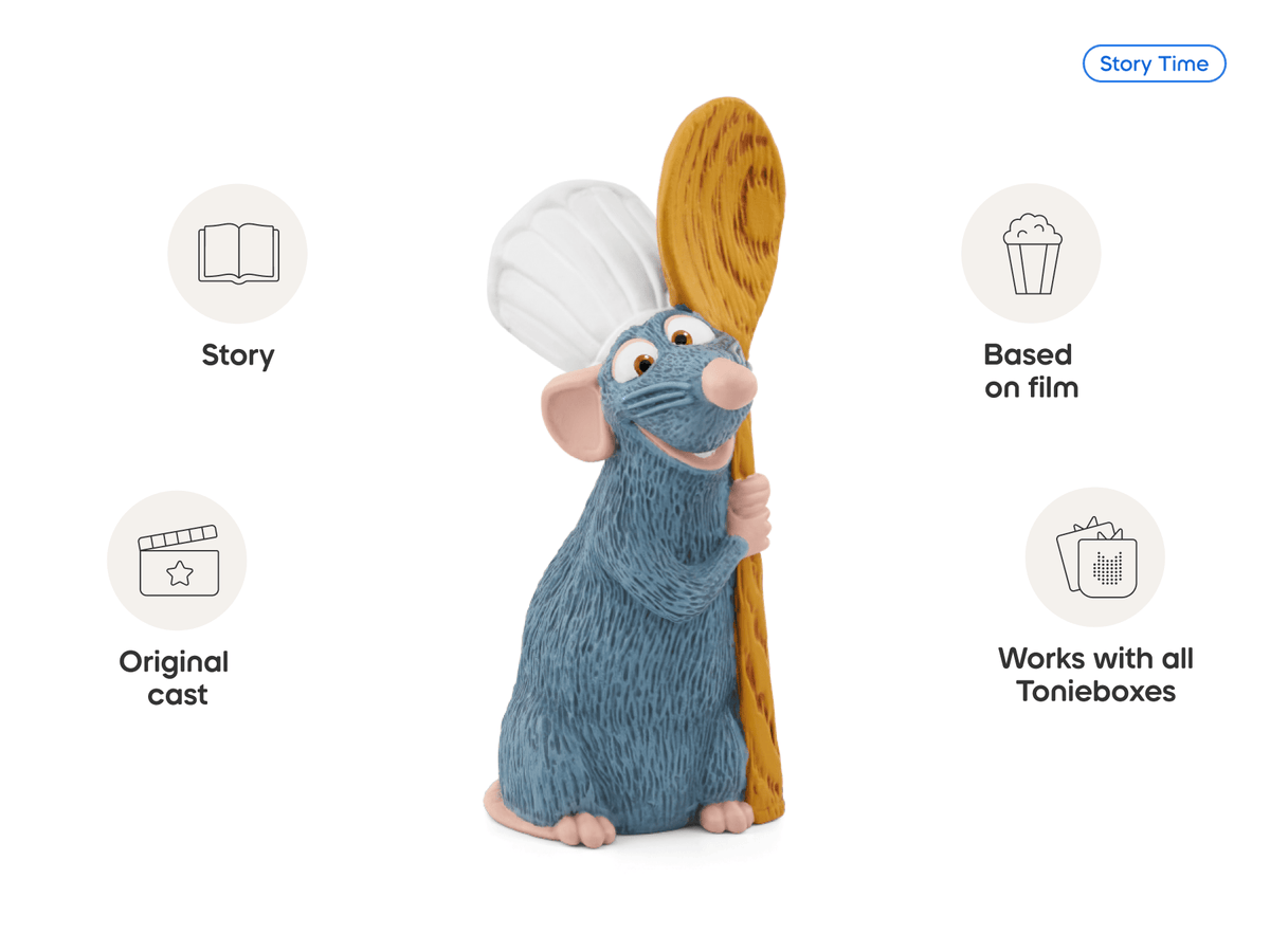 Ratatouille audio figurine, inspiring audio journeys and imaginative play