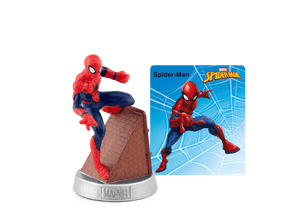 Marvel Spider Man Tonie audio figurine with content illustration