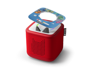 Tonieplay-Spider_Man Disc on red Toniebox 2 an audio player for kids