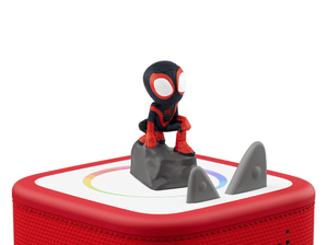 Marvel's Spidey and His Amazing Friends: Spin Tonie on a Red Toniebox