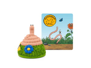 Julia Donaldson Superworm Tonie audio figurine with content illustration
