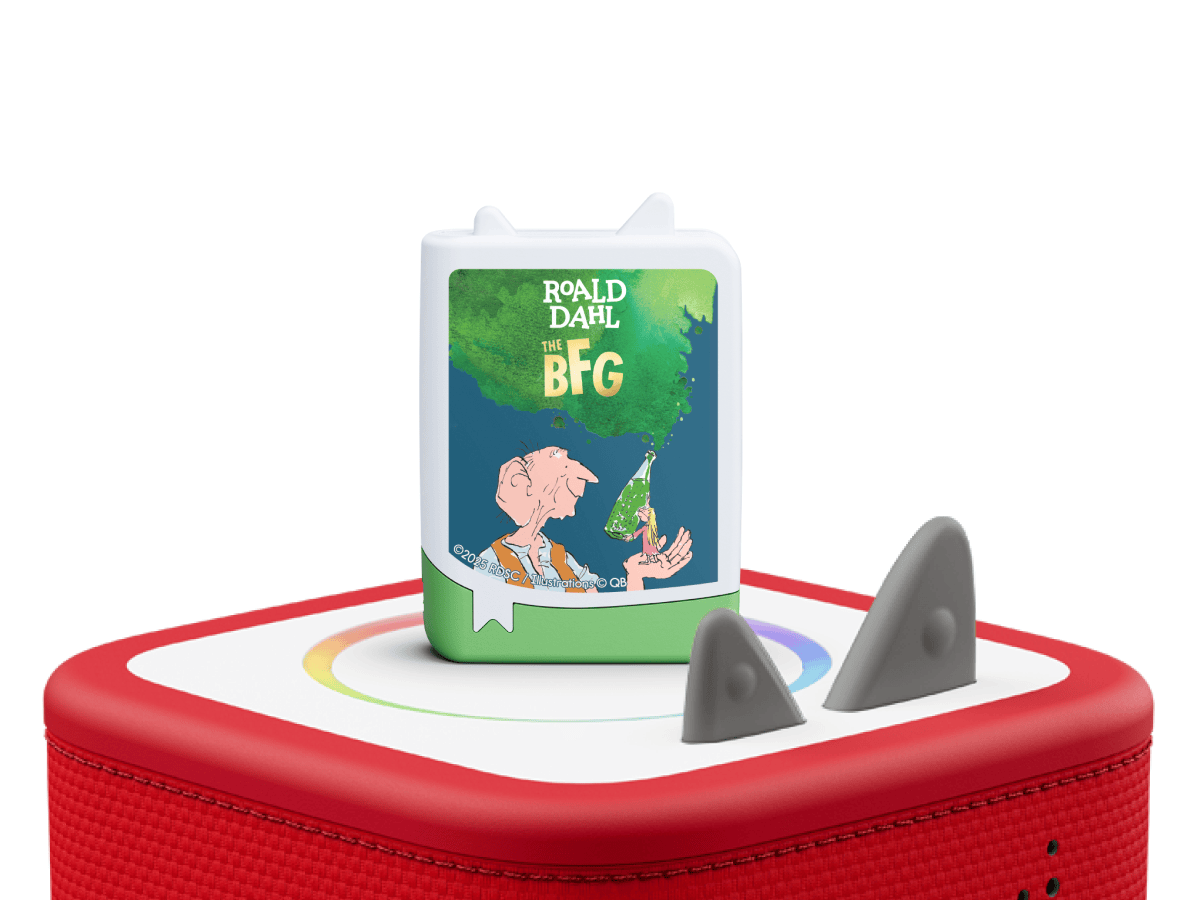 Roald Dahl - The BFG on a Red Toniebox 2 ready to play audio stories and songs curated for older listeners