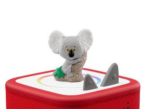 Rachel Bright Series-The Koala Who Could Tonie on a red Toniebox 2 ready to play audio stories and songs