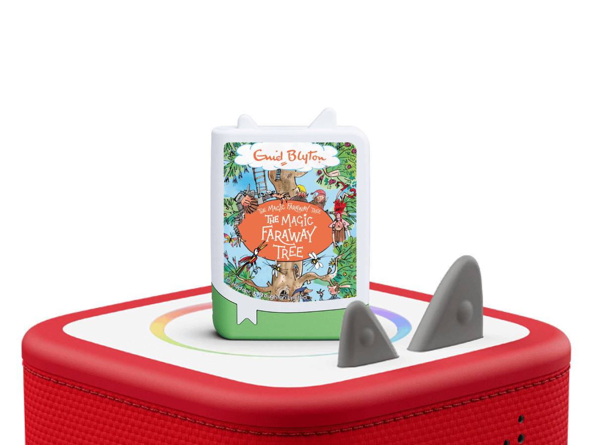 Enid Blyton - The Magic Faraway Tree on a red Toniebox 2 ready to play audio stories and songs curated for kids