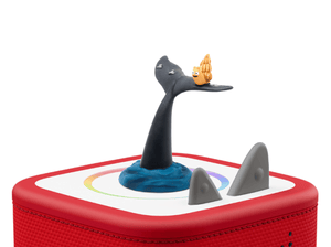 Julia Donaldson - The Snail and the Whale & The Smartest Giant in Town Tonie on a red Toniebox 2 ready to play audio stories and songs